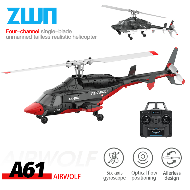 Rc Helicopter Large - A61 RC Hubschrauber 2,4G 6-Aixs Gyroskop