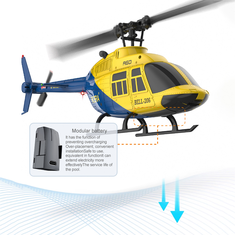 A60 RC Hubschrauber 2,4G 6-Aix – Rc Helicopter Large Bewertung und Preis