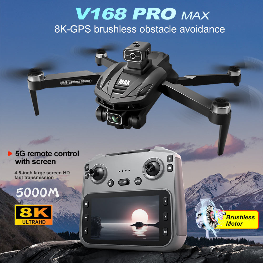 V168 PRO Max GPS Drohne 8K Pro – Rc Helicopter Charger Bewertung und Preis