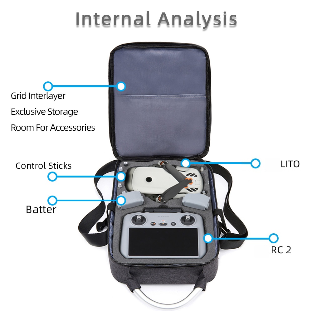 Schutztasche für DJI Lito X1/  – Rc Helicopter Bag Bewertung und Preis